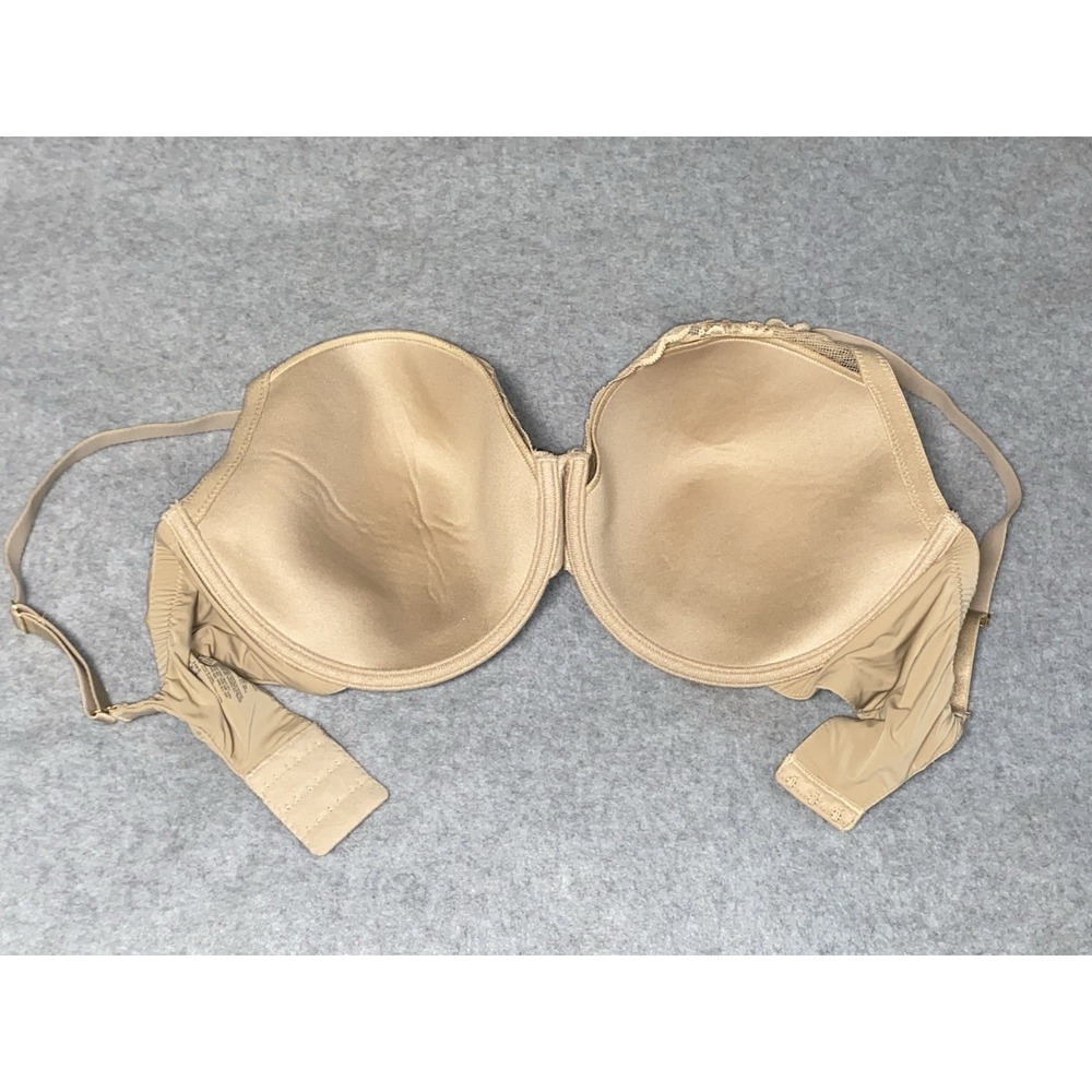 Natori Bra Size 34 H EUC Nude Lace Padded Underwire T Shirt Bra Elevated Basic - Picture 2 of 5